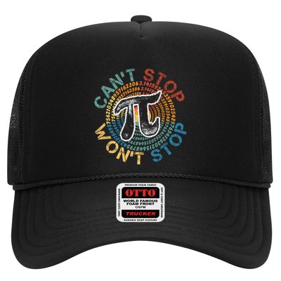 CanT Stop Pi WonT Stop Math Pi Day Funny Maths Club Trucker Hat