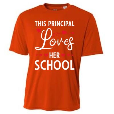 Cute School Principals Day This Principal Loves Her School Gift Cooling Performance Crew T-Shirt