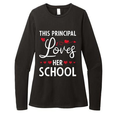 Cute School Principals Day This Principal Loves Her School Gift Womens CVC Long Sleeve Shirt