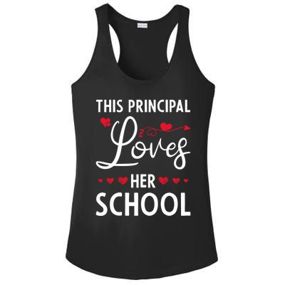 Cute School Principals Day This Principal Loves Her School Gift Ladies PosiCharge Competitor Racerback Tank