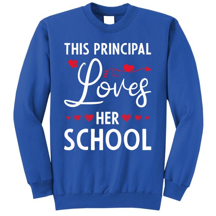 Cute School Principals Day This Principal Loves Her School Gift Sweatshirt