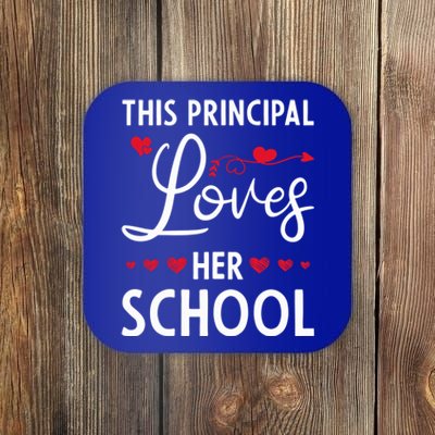 Cute School Principals Day This Principal Loves Her School Gift Coaster