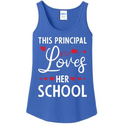 Cute School Principals Day This Principal Loves Her School Gift Ladies Essential Tank