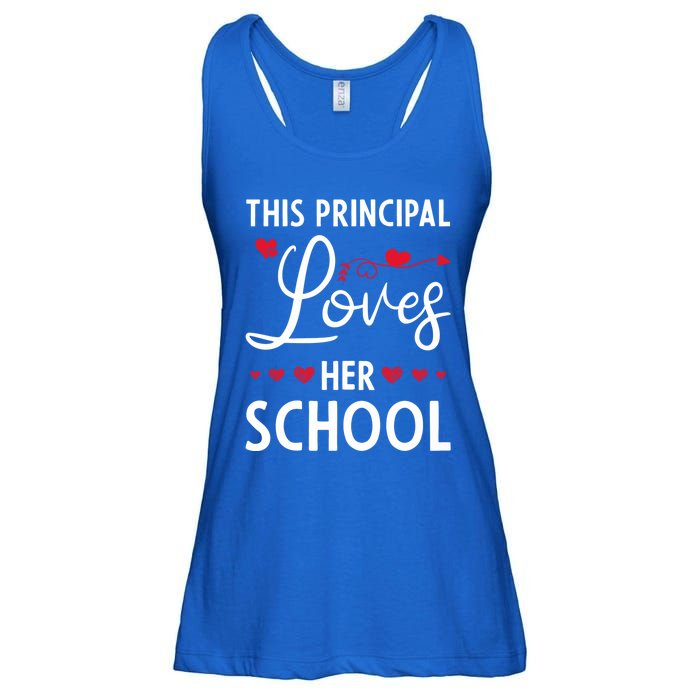 Cute School Principals Day This Principal Loves Her School Gift Ladies Essential Flowy Tank