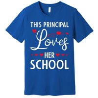 Cute School Principals Day This Principal Loves Her School Gift Premium T-Shirt