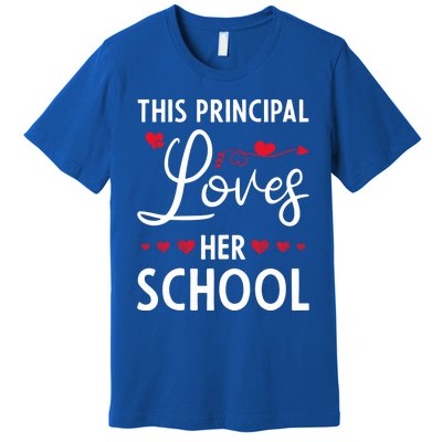 Cute School Principals Day This Principal Loves Her School Gift Premium T-Shirt