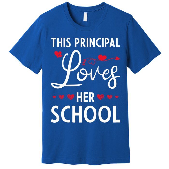 Cute School Principals Day This Principal Loves Her School Gift Premium T-Shirt