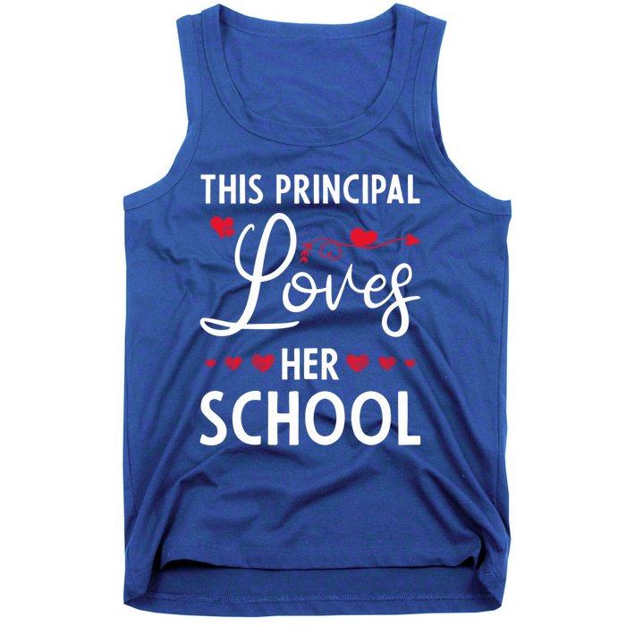 Cute School Principals Day This Principal Loves Her School Gift Tank Top