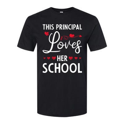 Cute School Principals Day This Principal Loves Her School Gift Softstyle CVC T-Shirt