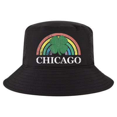Chicago St. Patrick's Day Shamrock Rainbow Saint Paddy's Cool Comfort Performance Bucket Hat