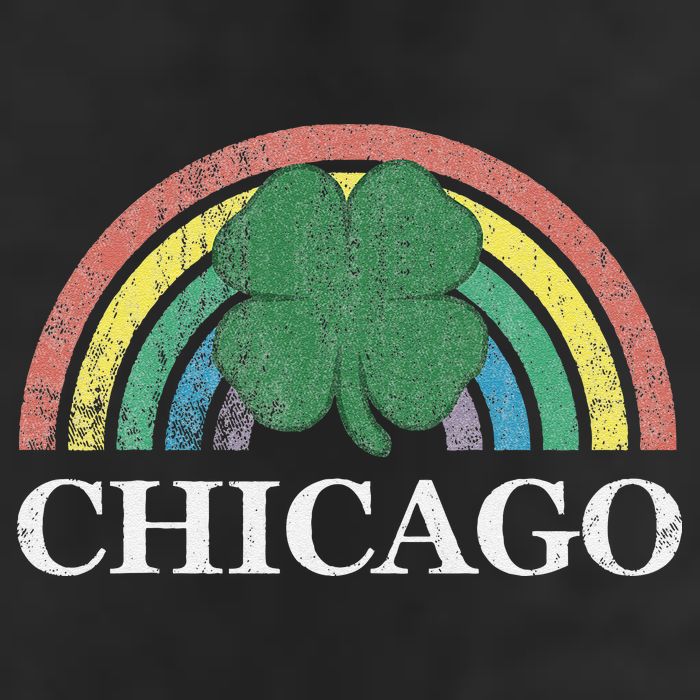 Chicago St. Patrick's Day Shamrock Rainbow Saint Paddy's Cool Comfort Performance Bucket Hat