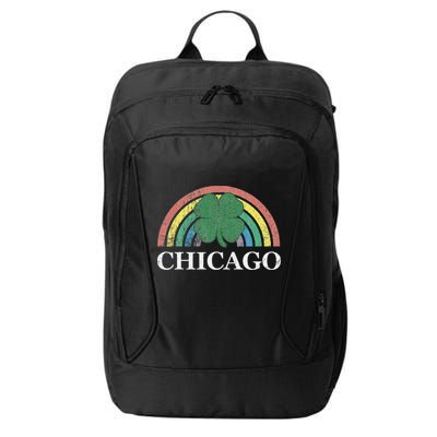 Chicago St. Patrick's Day Shamrock Rainbow Saint Paddy's City Backpack