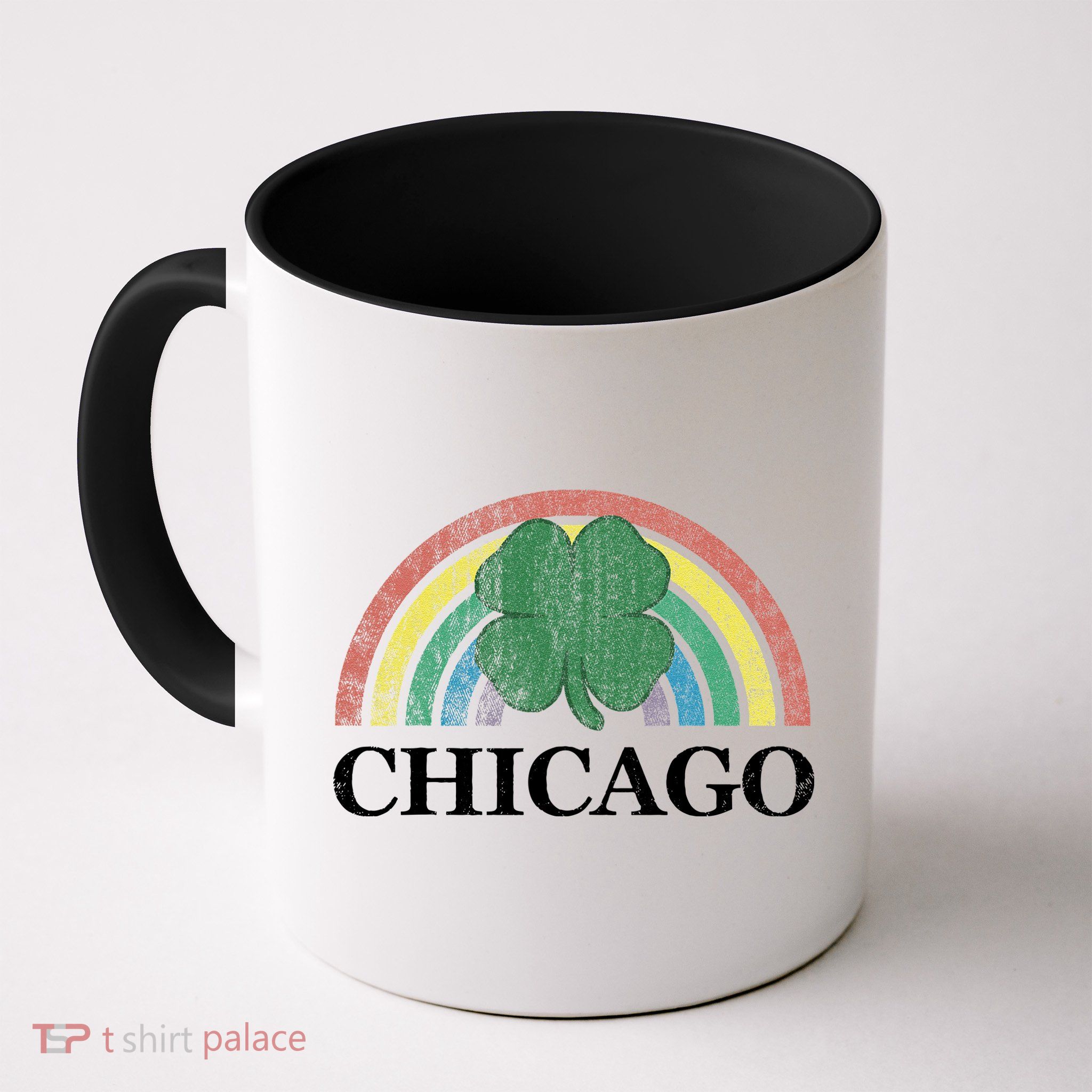 Chicago St. Patrick's Day Shamrock Rainbow Saint Paddy's Mug