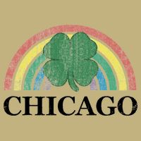 Chicago St. Patrick's Day Shamrock Rainbow Saint Paddy's Cooling Performance Crew T-Shirt