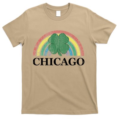 Chicago St. Patrick's Day Shamrock Rainbow Saint Paddy's T-Shirt