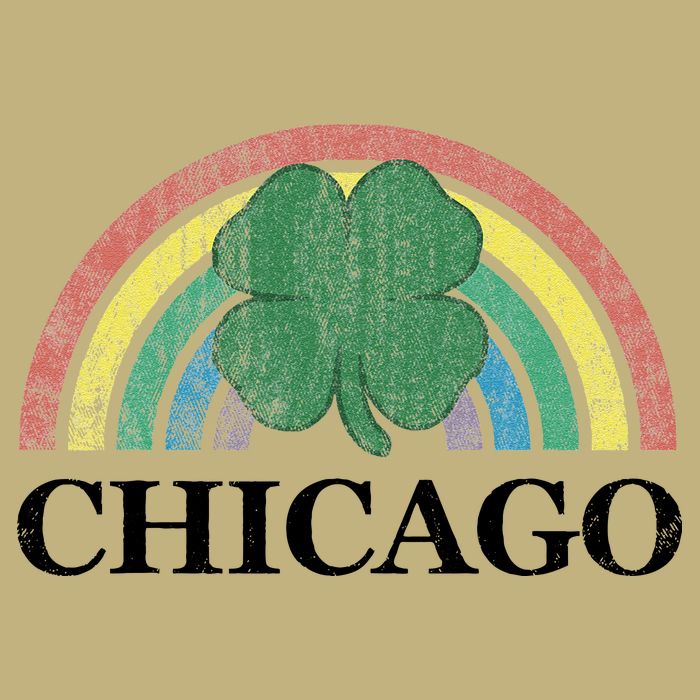 Chicago St. Patrick's Day Shamrock Rainbow Saint Paddy's Magnet