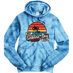 Colorful Sunset Palm Tree Best Cabana Tie Dye Hoodie