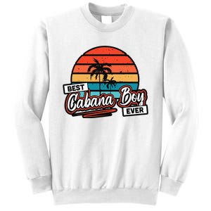 Colorful Sunset Palm Tree Best Cabana Sweatshirt