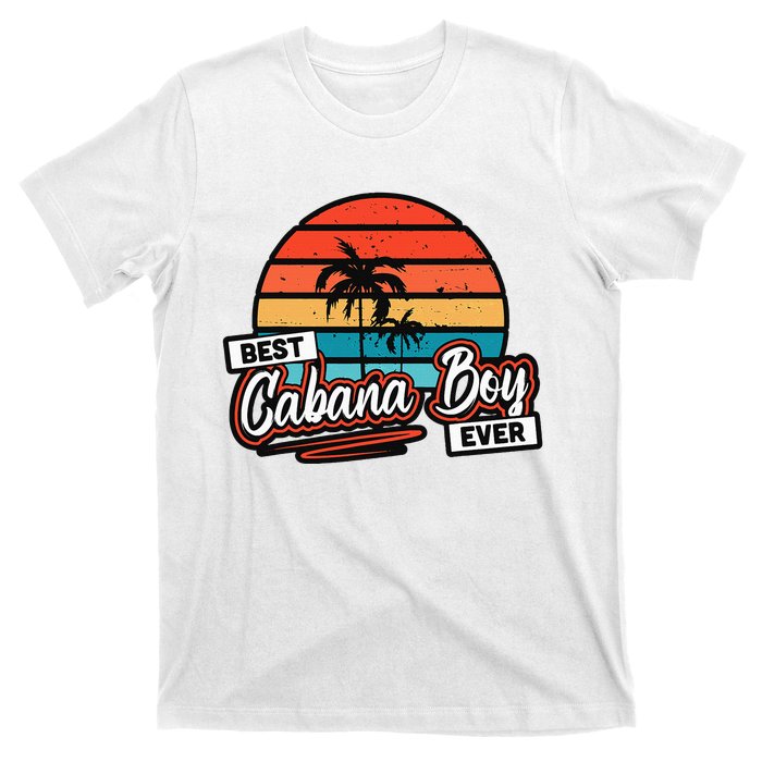 Colorful Sunset Palm Tree Best Cabana T-Shirt