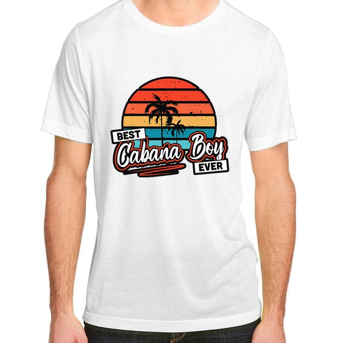 Colorful Sunset Palm Tree Best Cabana Adult ChromaSoft Performance T-Shirt