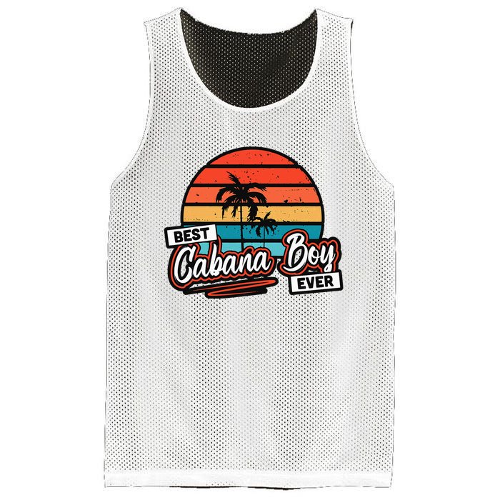 Colorful Sunset Palm Tree Best Cabana Mesh Reversible Basketball Jersey Tank