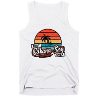 Colorful Sunset Palm Tree Best Cabana Tank Top