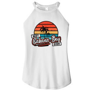 Colorful Sunset Palm Tree Best Cabana Women's Perfect Tri Rocker Tank