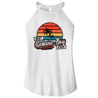 Colorful Sunset Palm Tree Best Cabana Women's Perfect Tri Rocker Tank