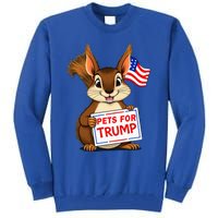 Cute Squirrel Pets For Trump Tall Sweatshirt