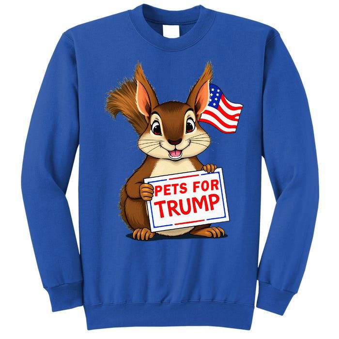 Cute Squirrel Pets For Trump Tall Sweatshirt