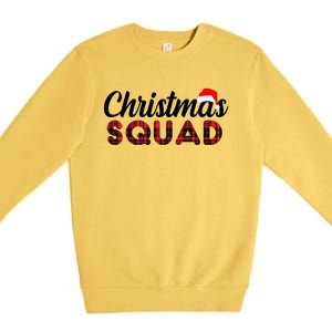 Christmas Squad Plaid Santa Premium Crewneck Sweatshirt