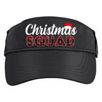 Christmas Squad Plaid Santa Adult Drive Performance Visor