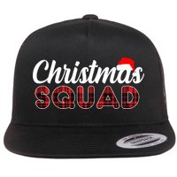 Christmas Squad Plaid Santa Flatbill Hat
