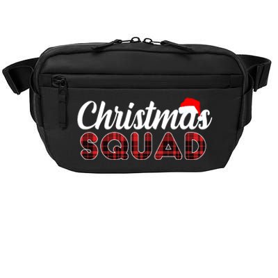 Christmas Squad Plaid Santa Crossbody Pack