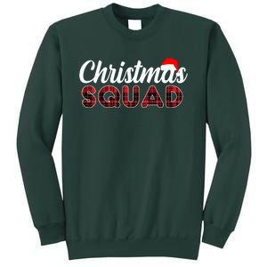 Christmas Squad Plaid Santa Sweatshirt