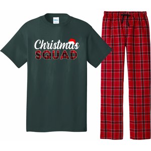 Christmas Squad Plaid Santa Pajama Set