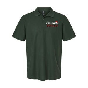 Christmas Squad Plaid Santa Softstyle Adult Sport Polo