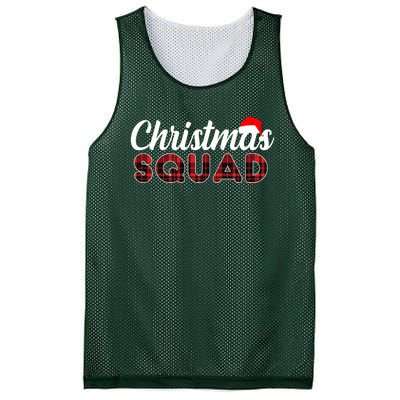 Christmas Squad Plaid Santa Mesh Reversible Basketball Jersey Tank