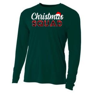 Christmas Squad Plaid Santa Cooling Performance Long Sleeve Crew