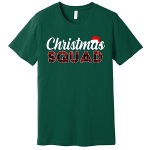 Christmas Squad Plaid Santa Premium T-Shirt