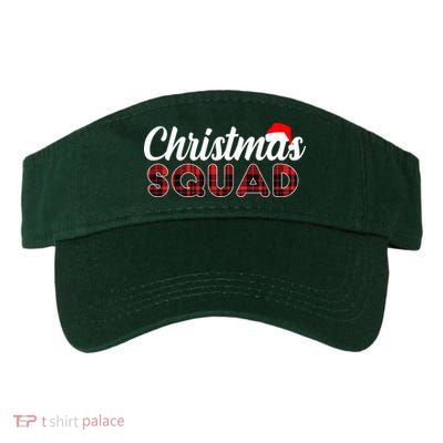 Christmas Squad Plaid Santa Valucap Bio-Washed Visor