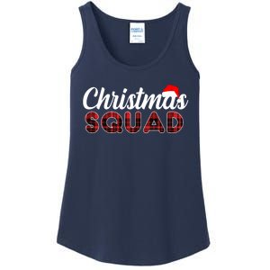 Christmas Squad Plaid Santa Ladies Essential Tank