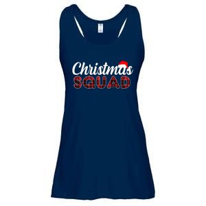 Christmas Squad Plaid Santa Ladies Essential Flowy Tank