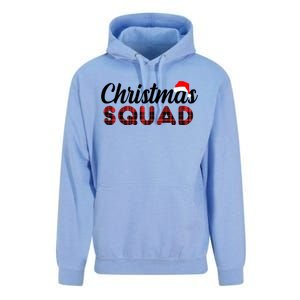 Christmas Squad Plaid Santa Unisex Surf Hoodie