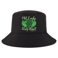 Cute St. Patrick's Day Not Lucky Simply Blessed Romans 4: 78 Cool Comfort Performance Bucket Hat