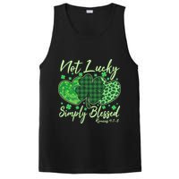 Cute St. Patrick's Day Not Lucky Simply Blessed Romans 4: 78 PosiCharge Competitor Tank