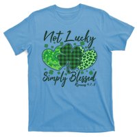 Cute St. Patrick's Day Not Lucky Simply Blessed Romans 4: 78 T-Shirt