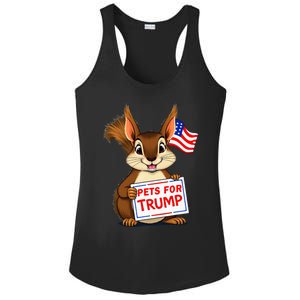 Cute Squirrel Pets For Trump Funny Ladies PosiCharge Competitor Racerback Tank