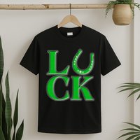 Cool St Patrick's Day Luck Lucky Horseshoe T-Shirt