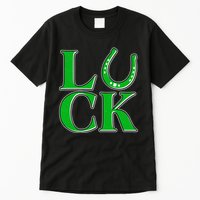 Cool St Patrick's Day Luck Lucky Horseshoe Tall T-Shirt